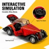 1:36 alloy classic car three-door model, exquisite details, trendy toys, tabletop toys, gift-giving and collectible gifts details Picture